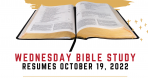 Come Join Us in Wednesday Bible Study
